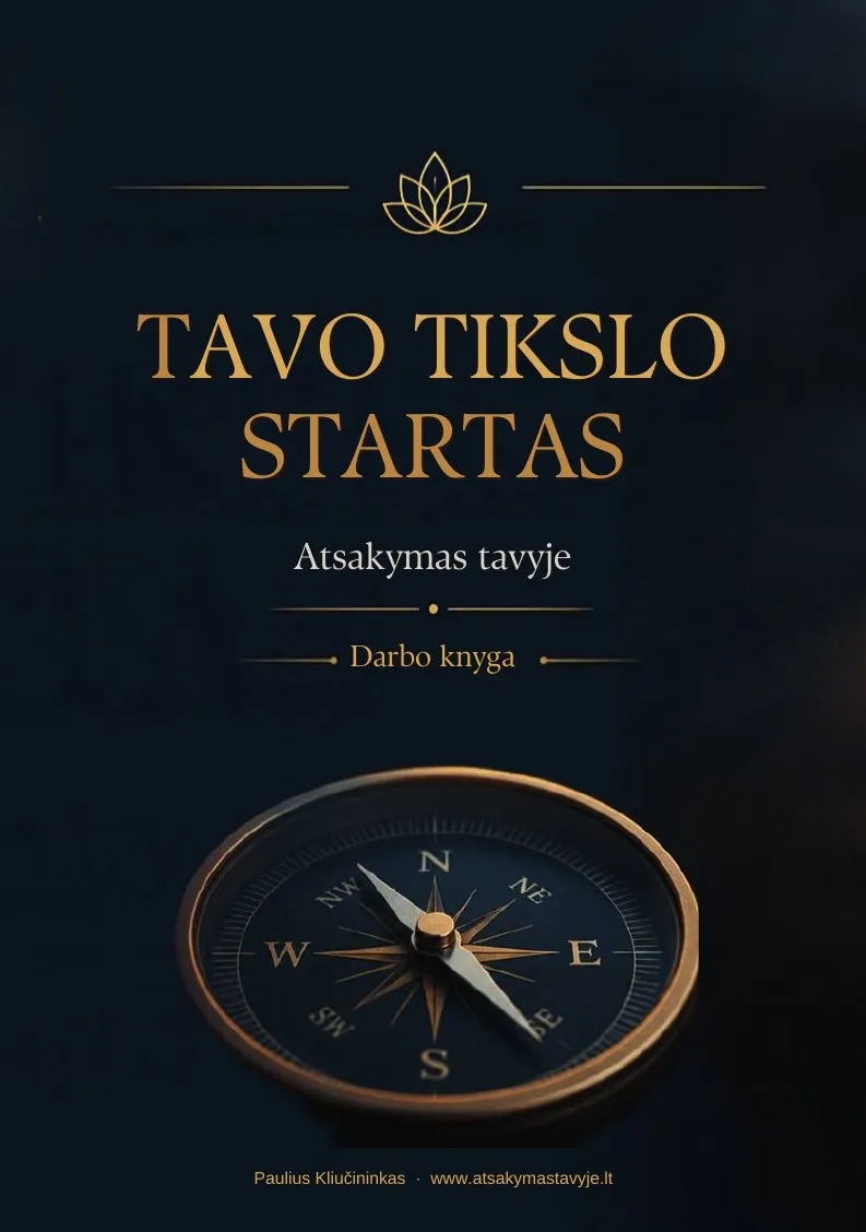 „Tavo tikslo startas“ – darbo knyga (PDF)